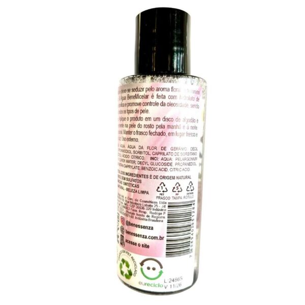 Água Micelar com Hidrolato de Gerânio - Imagem 2