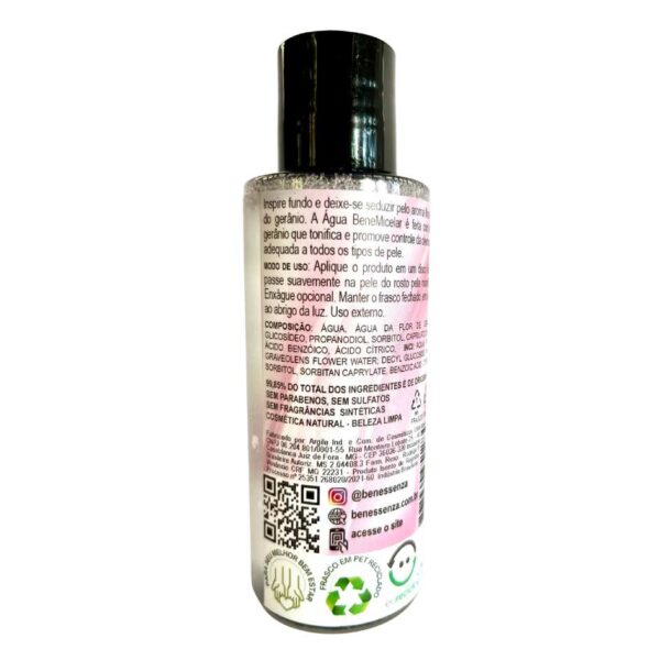 Água Micelar com Hidrolato de Gerânio - Imagem 3